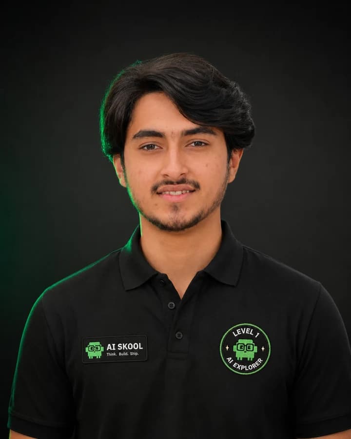 AI Skool student