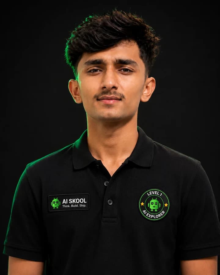 AI Skool student