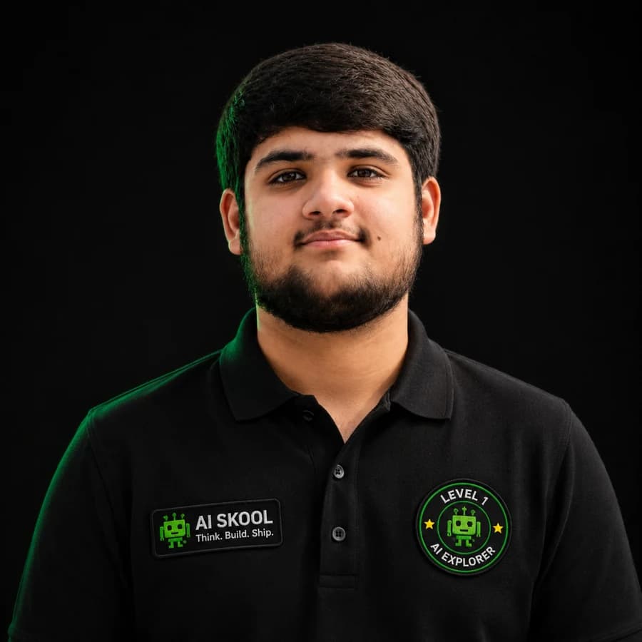 AI Skool student